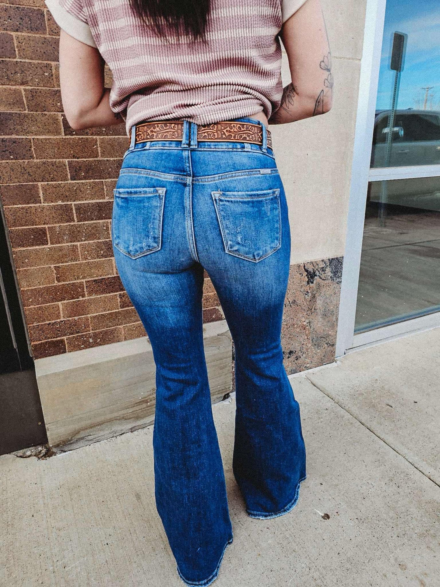 Erika Dark High Rise Super Flare